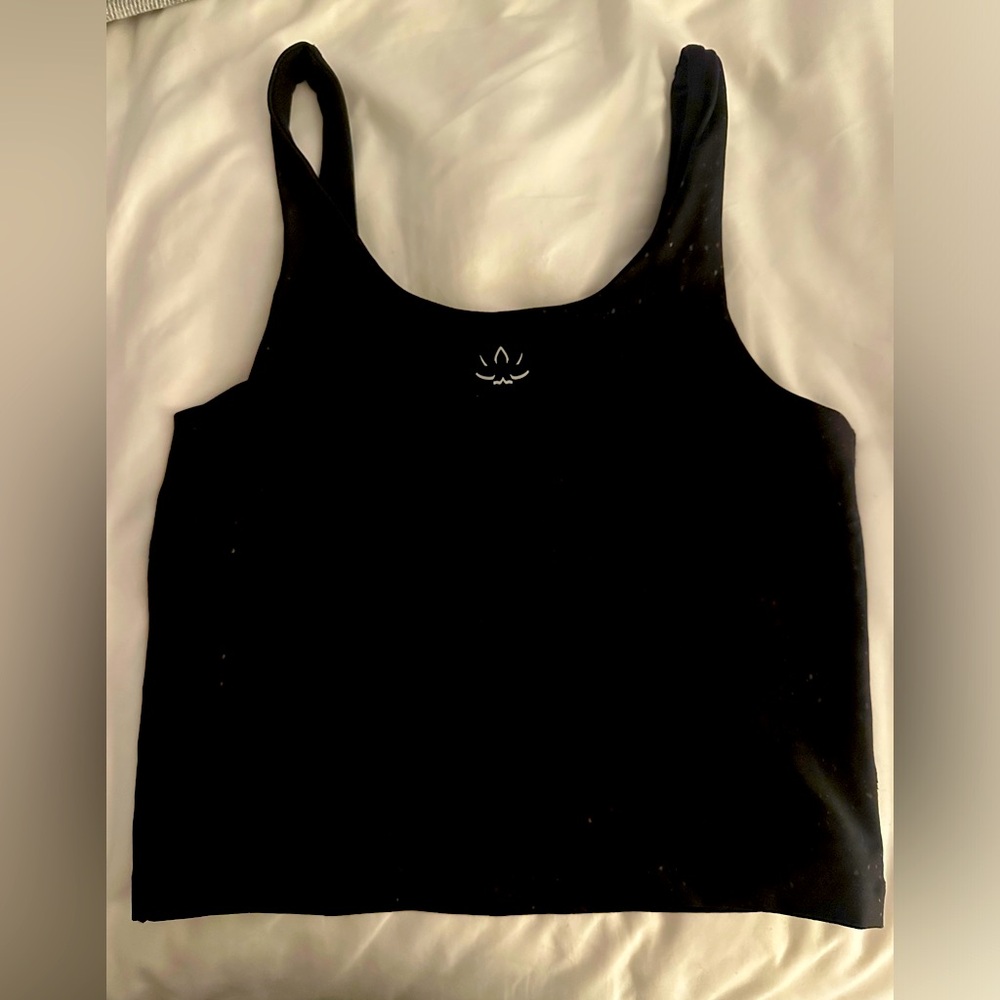 Beyond Yoga Black Crop Tank Top